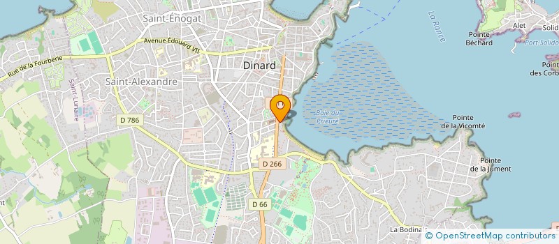 localisation de l'entreprise LE RESTO THAI à DINARD