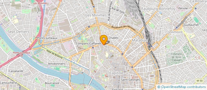 localisation de l'entreprise LE RESTORIA à TOULOUSE