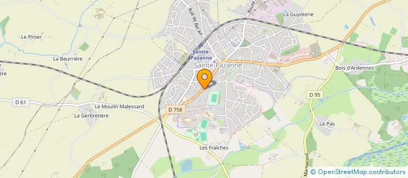 localisation de l'entreprise LE RETAIL  SAINTE-PAZANNE