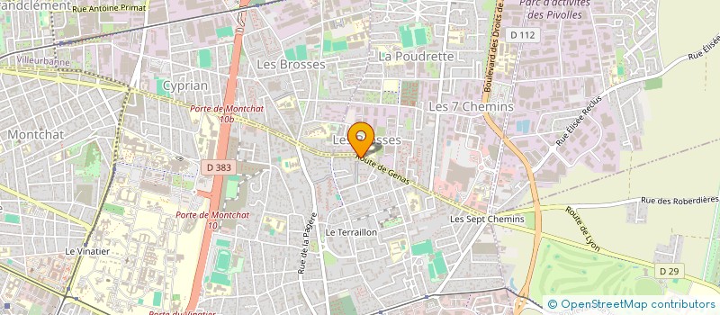 localisation de l'entreprise LE RETOUR à BRON