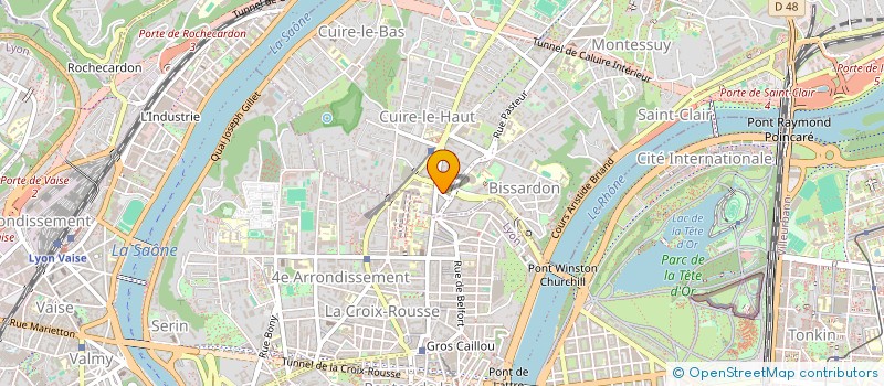 localisation de l'entreprise LE RETOUR  CALUIRE-ET-CUIRE