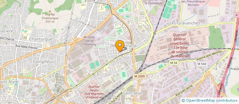 localisation de l'entreprise LE RETOUR A LA TERRE - AUVERGNE  CLERMONT-FERRAND