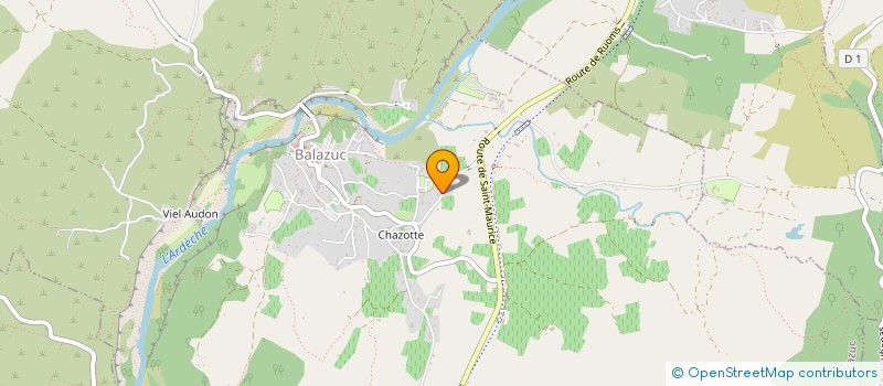 localisation de l'entreprise LE RETOURTIER  BALAZUC