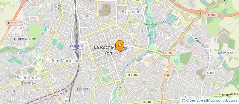 localisation de l'entreprise LE RETRO à ROCHE SUR YON (LA)