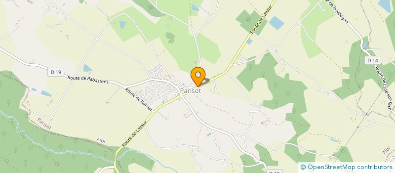 localisation de l'entreprise LE RETRO  PARISOT