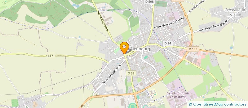 localisation de l'entreprise LE RETRO  LE NEUBOURG