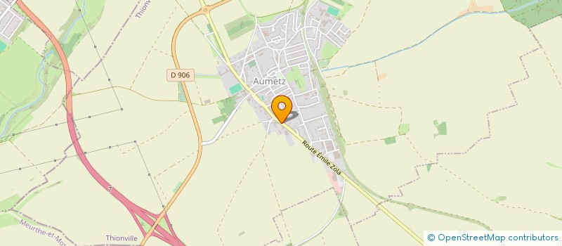 localisation de l'entreprise LE RETROSPEC-TIFF  AUMETZ