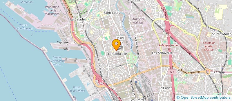 localisation de l'entreprise LE REVE à MARSEILLE