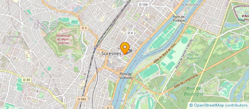 localisation de l'entreprise LE REVE BLEU à SURESNES