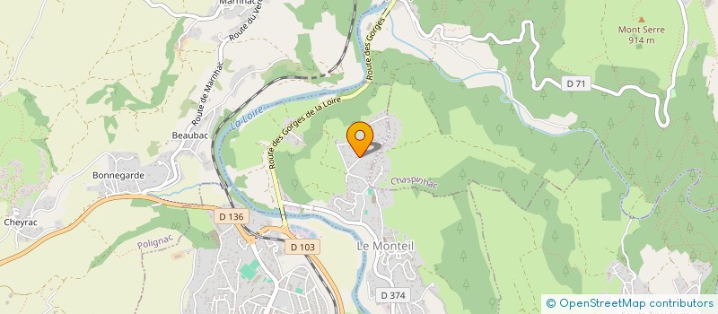 localisation de l'entreprise LE REVE D'ADAM à LE MONTEIL