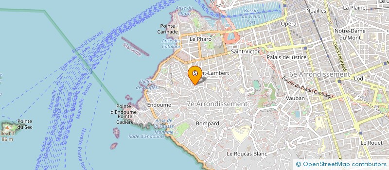 localisation de l'entreprise LE REVE D'ICARE à MARSEILLE