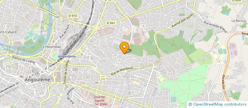 localisation de l'entreprise LE REVE D ICARE à ANGOULEME
