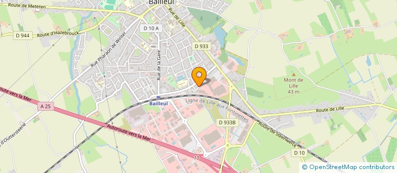 localisation de l'entreprise LE REVE DE BACCHUS à BAILLEUL