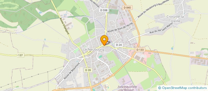 localisation de l'entreprise LE REVE DE JOCELYNE  LE NEUBOURG