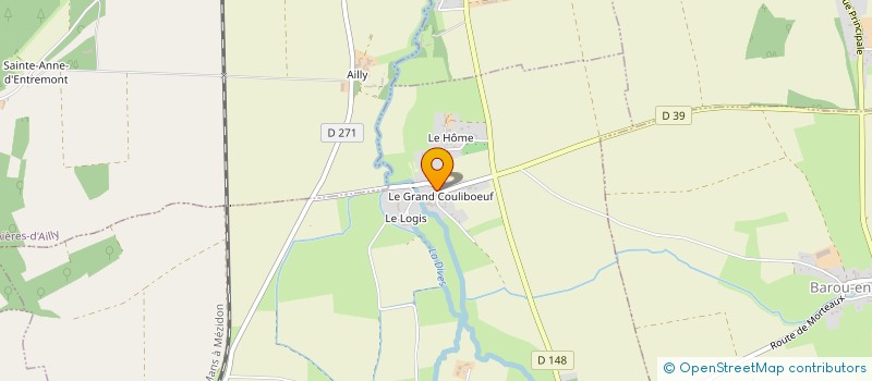 localisation de l'entreprise LE REVE DE TINA ET DES TINOUS  MORTEAUX-COULIBUF