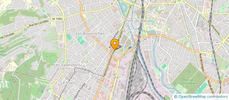 localisation de l'entreprise LE REVE DES ETOILES DE L'EST  DIJON