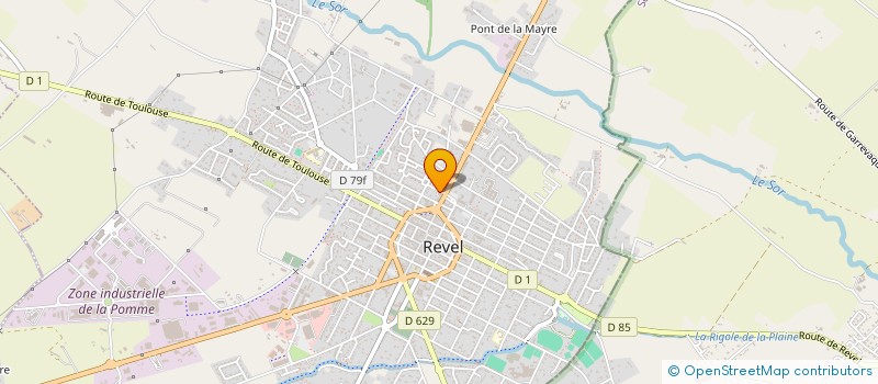 localisation de l'entreprise LE REVE DU DIAPASON  REVEL