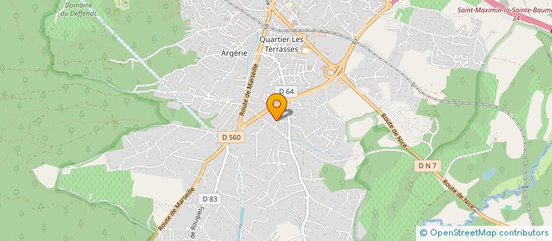 localisation de l'entreprise LE REVE DU PETIT ANGE à SAINT-MAXIMIN-LA-SAINTE-BAUME