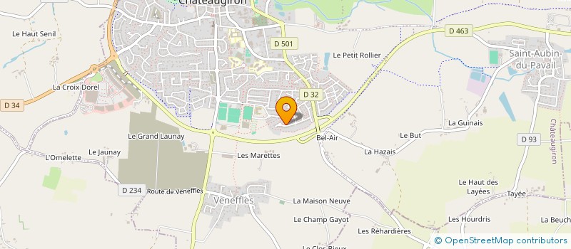 localisation de l'entreprise LE REVE EXTRAORDINAIRE DE LOUISE à CHATEAUGIRON