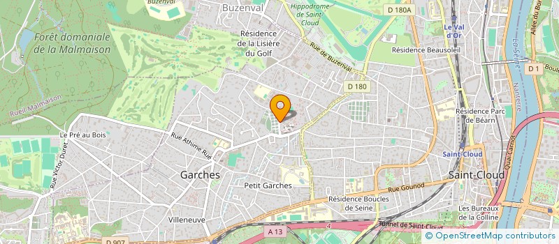 localisation de l'entreprise LE REVE FAMILIER à GARCHES