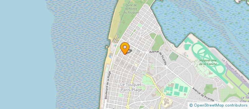 localisation de l'entreprise LE REVE TOUQUETTOIS MX  LE TOUQUET-PARIS-PLAGE