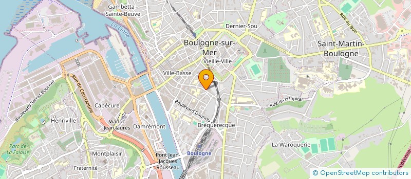 localisation de l'entreprise LE REVEIL à BOULOGNE-SUR-MER