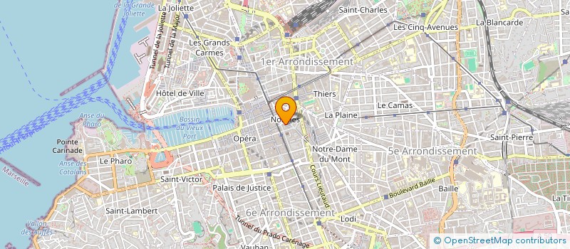 localisation de l'entreprise LE REVEIL à MARSEILLE