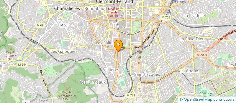 localisation de l'entreprise LE REVEIL  CEYSSAT