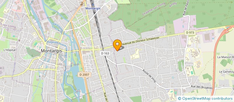 localisation de l'entreprise LE REVEIL DE LA CHAUSSEE à AMILLY
