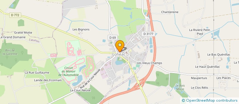 localisation de l'entreprise LE REVEIL DE LOHEAC FOOTBALL  LOHEAC