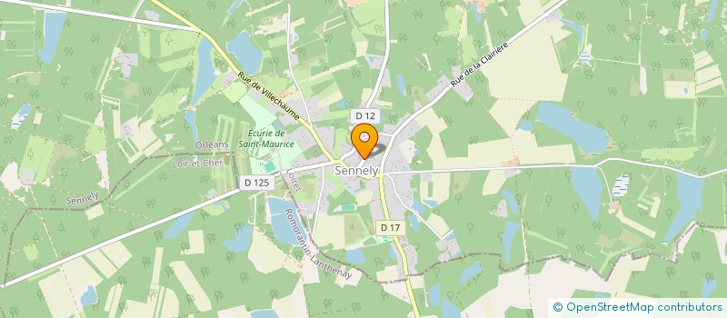 localisation de l'entreprise LE REVEIL DE SENNELY à SENNELY