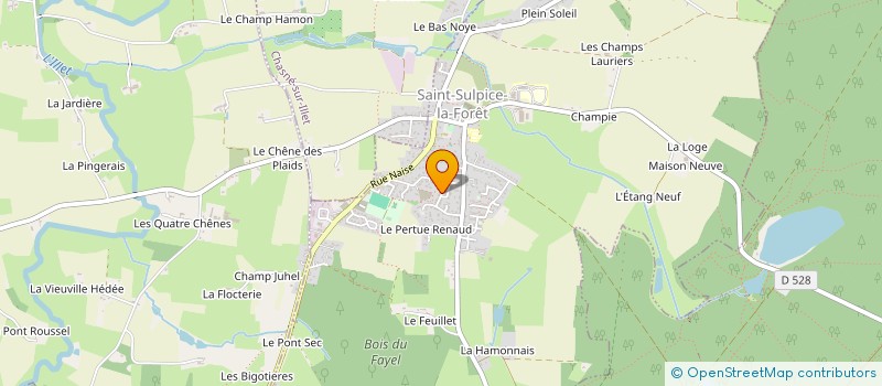 localisation de l'entreprise LE REVEIL MUSICAL  SAINT-SULPICE-LA-FORET