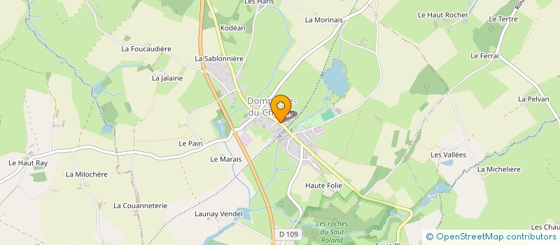localisation de l'entreprise LE REVEIL SPORTIF à LA CHAPELLE FLEURIGNE