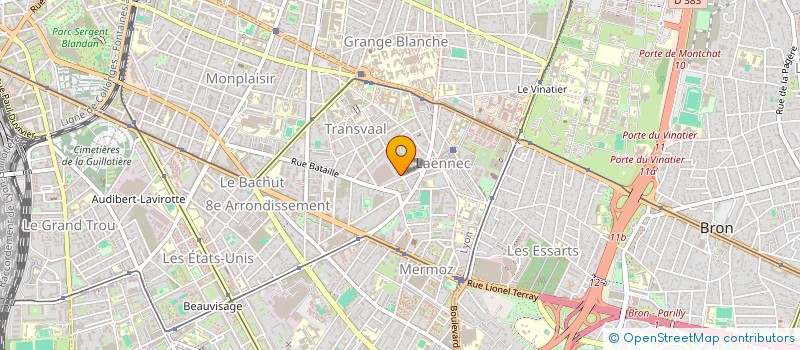 localisation de l'entreprise LE REVERBERE  LYON