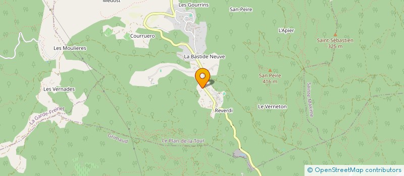 localisation de l'entreprise LE REVERDI  LE PLAN-DE-LA-TOUR