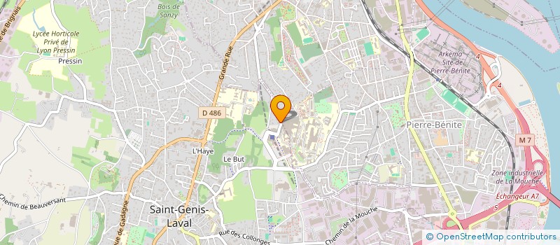 localisation de l'entreprise LE REVOYET  SAINT-GENIS-LAVAL