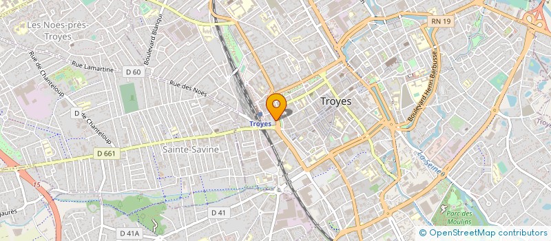 localisation de l'entreprise LE REX  TROYES