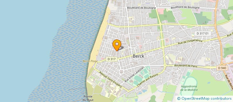 localisation de l'entreprise LE REX CAFE à BERCK
