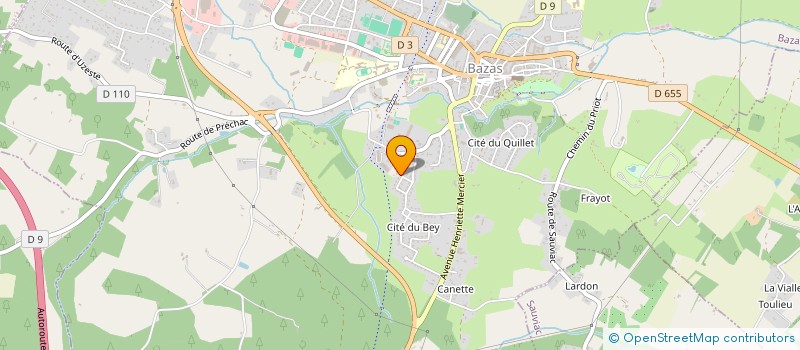 localisation de l'entreprise LE REY INVESTISSEMENT  BAZAS