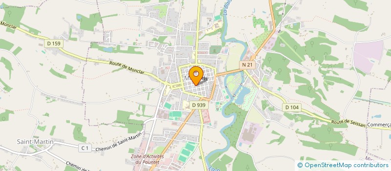 localisation de l'entreprise LE REYNET  MIRANDE