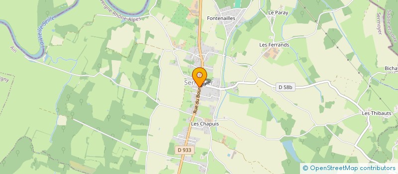 localisation de l'entreprise LE REYSSOULIS  REYSSOUZE