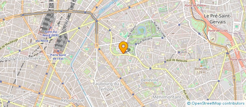 localisation de l'entreprise LE REZ DE CHAUSSEE  PARIS