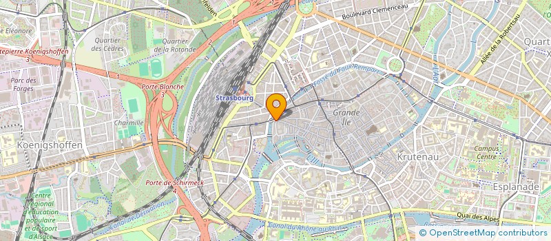 localisation de l'entreprise LE REZOH à STRASBOURG
