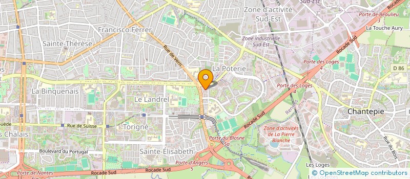 localisation de l'entreprise LE RHEU - LES JARDINS D'AGATHIS à RENNES