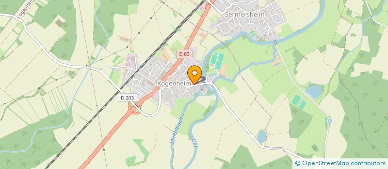 localisation de l'entreprise LE RHIN  KOGENHEIM