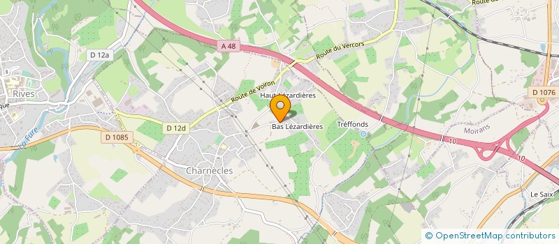 localisation de l'entreprise LE RHIZOME  CHARNECLES