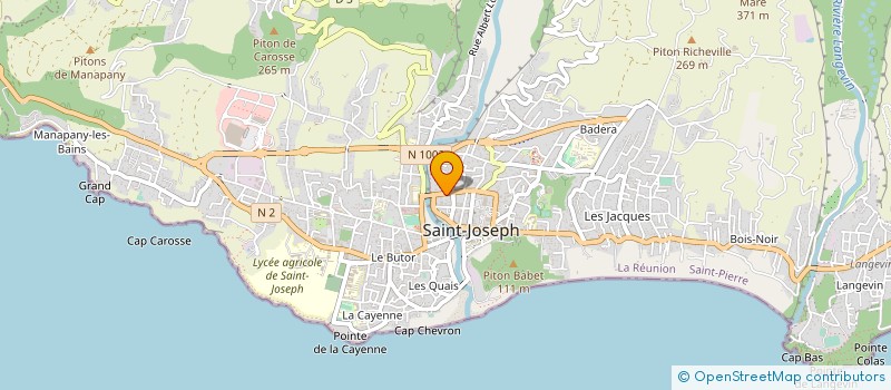 localisation de l'entreprise LE RHODOIDE VOLANT à SAINT-JOSEPH