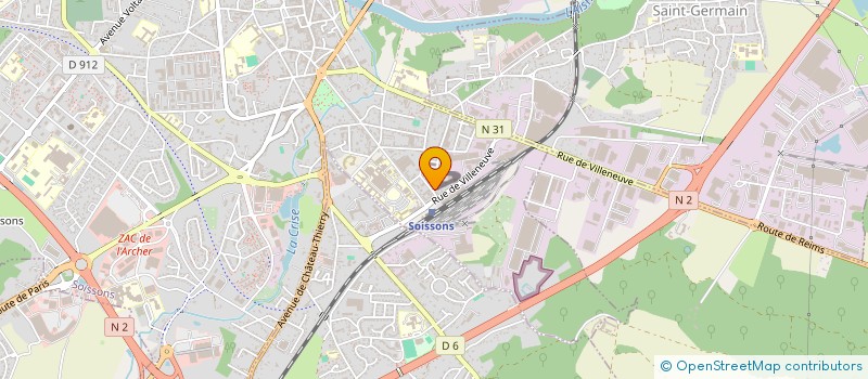 localisation de l'entreprise LE RIAD à SOISSONS