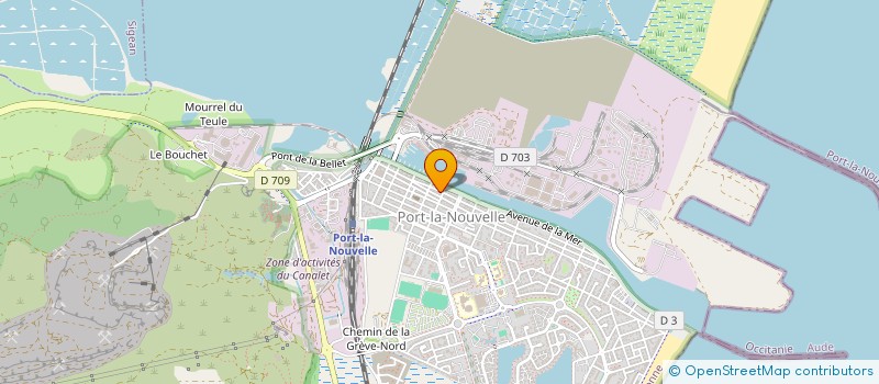 localisation de l'entreprise LE RIAD  PORT-LA-NOUVELLE