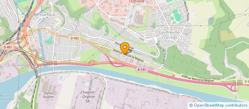 localisation de l'entreprise LE RIAD  GONFREVILLE-L'ORCHER